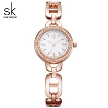SHENGKE 2017 Fashion Wrist Watch Women Watches Ladies Top Brand Famous Quartz Watch Female Clock Relogio Feminino Montre Femme
