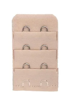 

EAS 5pcs Women 3 Rows 2 Hooks Bra Strap Extender Back Band Extension(Skin color)