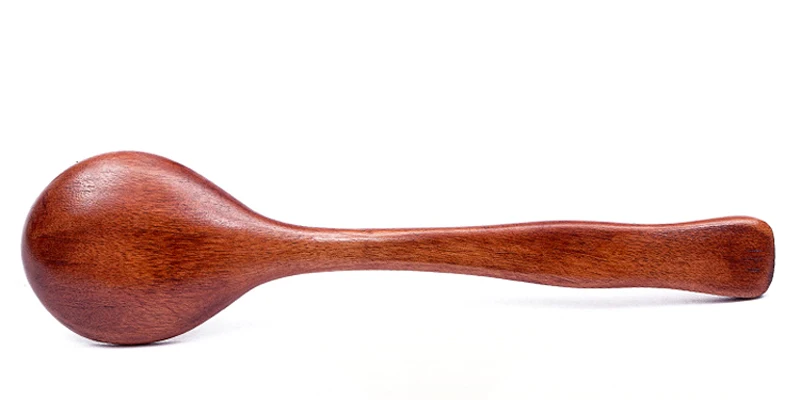 Wooden Spoon Chinese Wood Rice Soup Spoon Small Dining Spoons Dessert Tea Spoon Kids Spoon Kitchen Accessories (10)