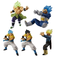 Dragon ball Super VS Battle figure Gashapon Goku Broly Gogeta Vegeta Trunks PVC Model Figurals Dolls toys hazy beauty dragon ball gt figure rise standard super saiyan 4 goku vegeta figure juguetes brinquedos dolls toys figurals