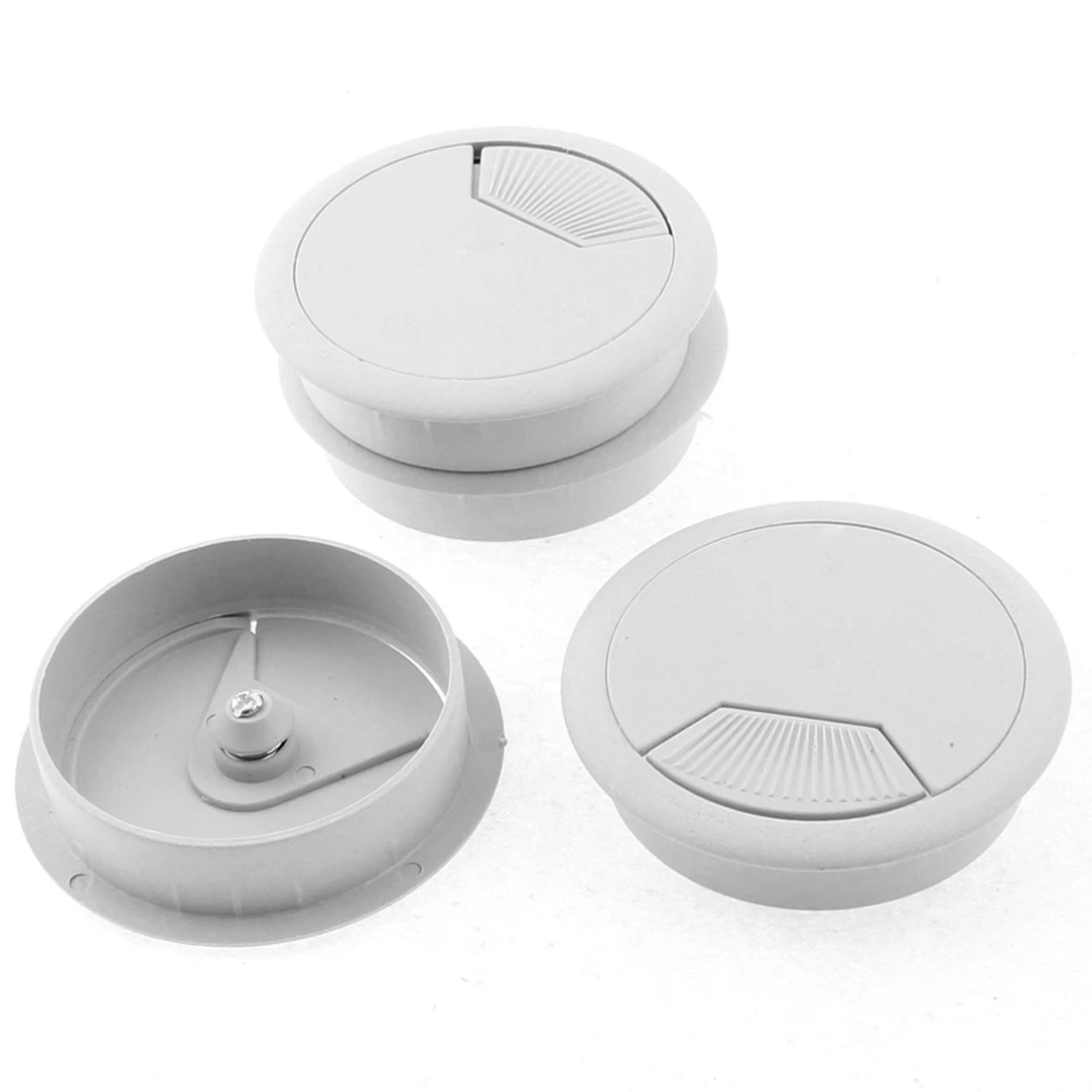 uxcell Computer Desk Table Grommet Tidy Wire Cable Hole Cover 4Pcs Gray uxcell Computer Desk Table Grommet Tidy Wire Cable Hole Cover 4Pcs Gray