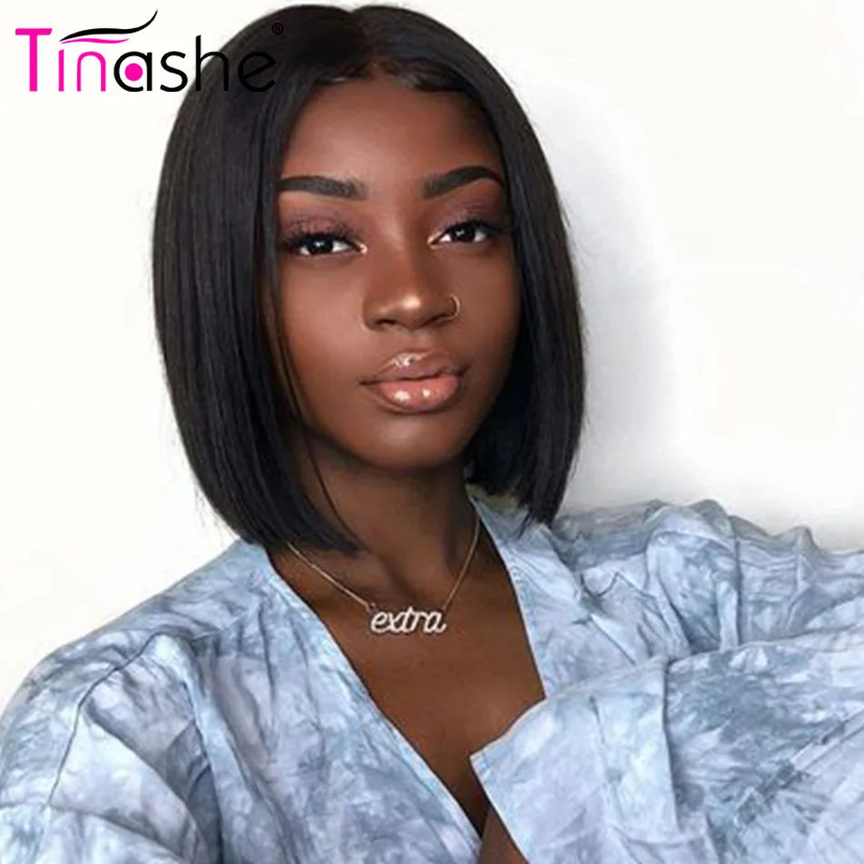 

Tinashe Hair Bob Lace Front Wigs Short Human Hair Wigs Straight 13x4 Lace Front Wig Remy Brazilian Lace Front Human Hair Wigs