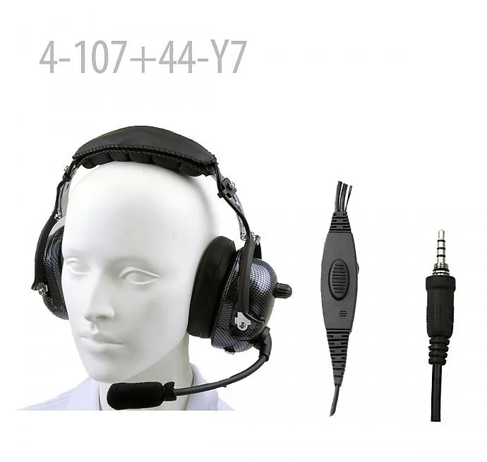 

Carbon Fiber Pattern Heavy duty Noise Cancelling Headset for FT-270 FT-277 HX-471 VX-6R/E VX-7R /E VX-120 VX-127 VX-170