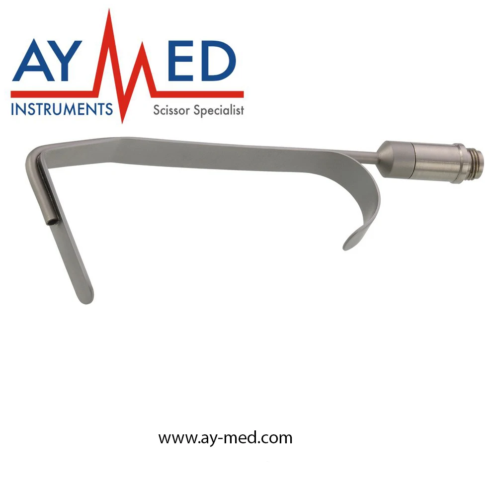 

Maliniac Nasal Retractor With Fiber Optic Guide Light fiber optic tools plastic surgery instruments surgicall scissors
