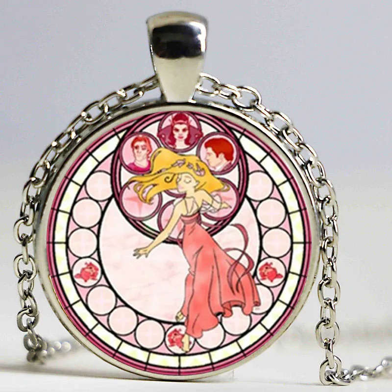 

Wholesale Kingdom Hearts Necklace Kingdom Hearts Jewelry Art Pendant For Necklace Sliver
