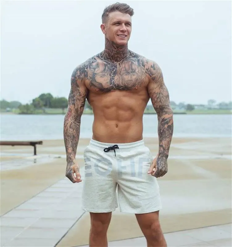 Мужские шорты для бега фитнес шорты быстросохнущие дышащие брюки баскетбол большой размер свободная Спортивная одежда для мужчин