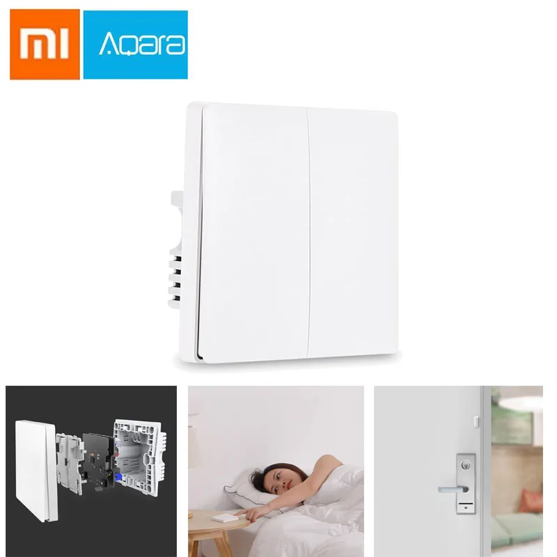 

Aqara xiaomi Wireless Remote Switch One Button Control ZiGBee Wifi Wireless Control APP Control For Home