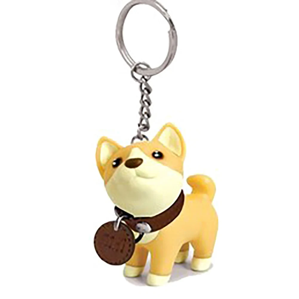 

Cute Cartoon Husky Dog Key Chain Vinyl Bag Pendant Decor Hanging Keyring Gift