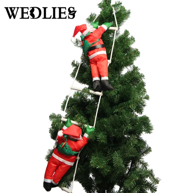 40cm Climbing With Rope Ladder Outdoor Christmas Tree 40cm Climbing With Rope Ladder Outdoor Christmas Tree Decorations For Home Mall New Year Gifts Feliz Navidad In Pendant Drop Ornaments From