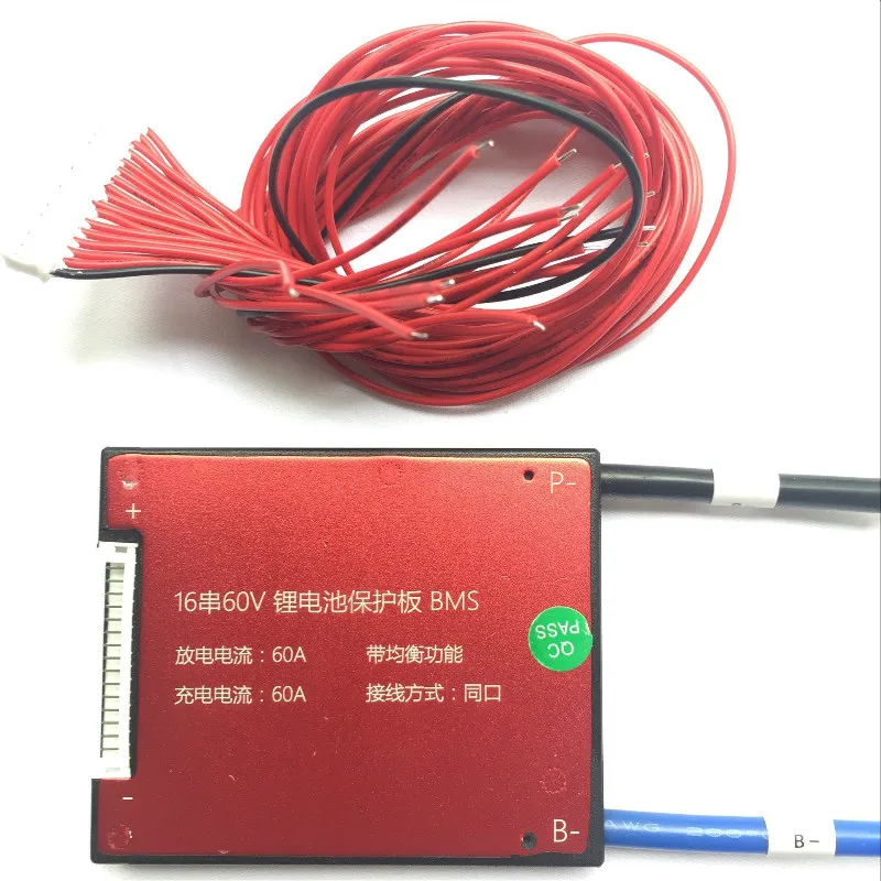 10 шт./лот 16 s 60 В 20A 25A 35A 45A 60A 18650 PCB PCM литий Батарея защиты плате сбалансированный