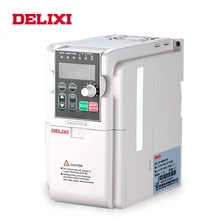Unidades vfd do inversor da frequência da entrada da fase da c.a. 380 v 1.5kw 3 de delixi para o conversor da frequência da c.c. do controle 50 hz 60 hz da velocidade do motor