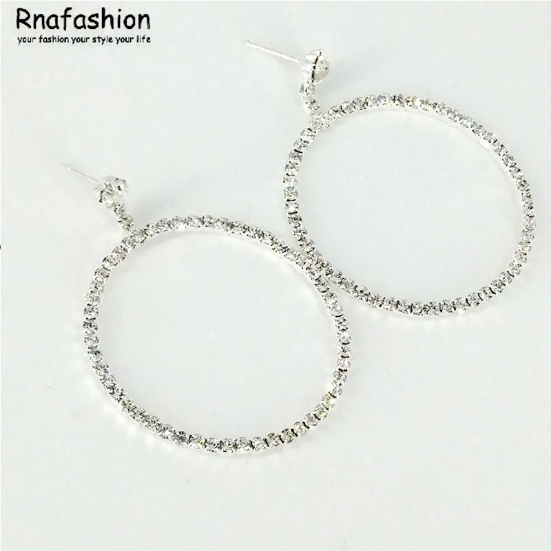 crystal stud earring