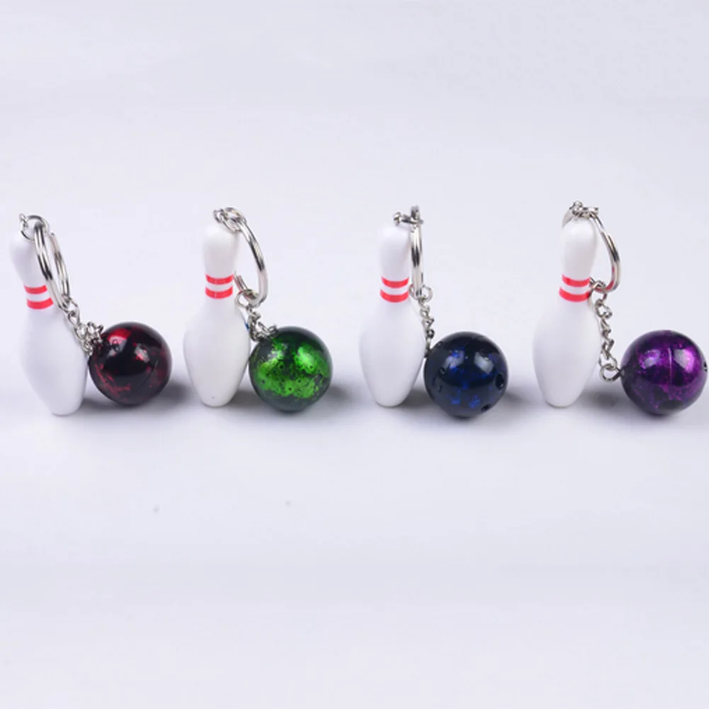 Free Shipping Hot Sale Keychain Personality Bowling Ball Keychain