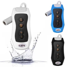 MP3 плеер Водонепроницаемый IPX8 Клип FM Радио стерео звук 4G для плавания дайвинга сёрфинга Велоспорт Пеший Туризм спортивный музыкальный плеер