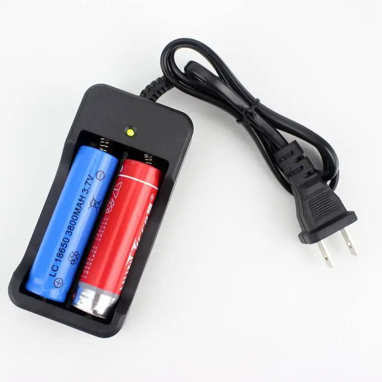

Dinto Dual 18650 Battery Charger US/EU Plug AC 110V 220V Chargers for 3.7V Li-ion Lithium 18650 Batteries