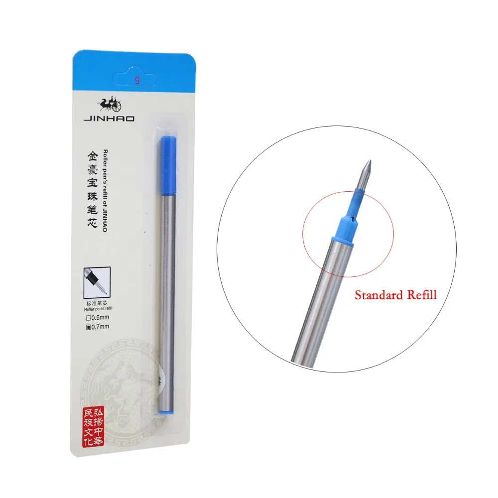padrão preto e azul tinta rollerball caneta
