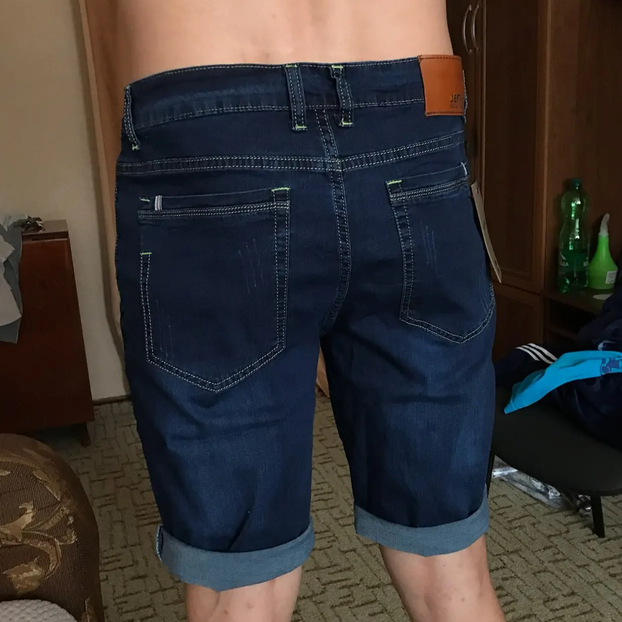 Джинсовые шорты Brother Wang