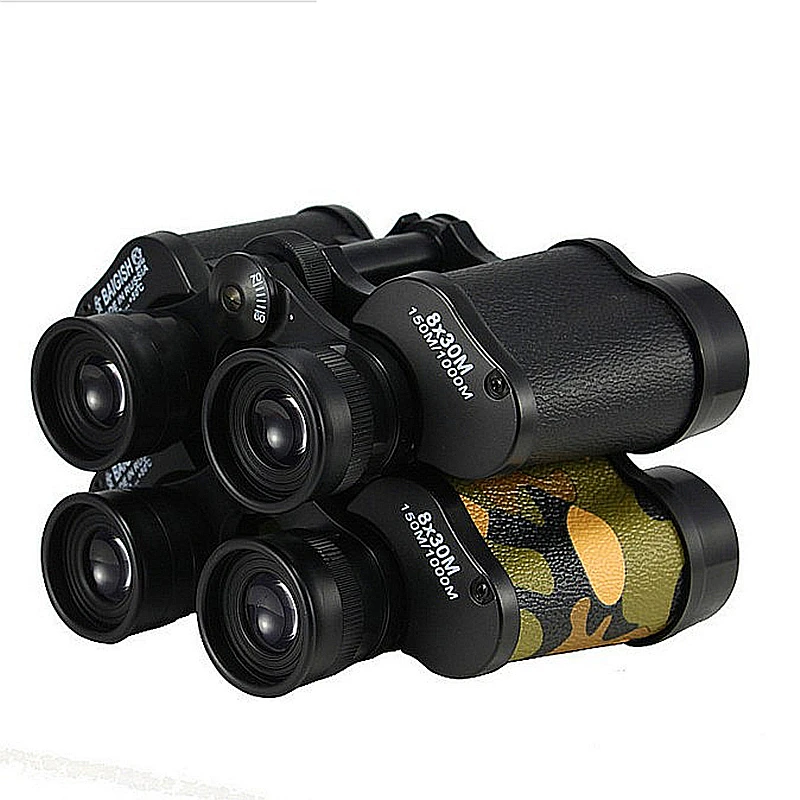 مجهر 8x30 المهنية تلسكوب Lll للرؤية الليلية Hd مناظير للصيد السفر نطاق Fmc عدسة