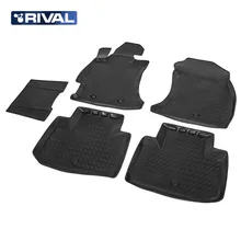 Для Subaru Forester 4 2013- Коврики в салон 5 шт./компл. полиуретан Rival 15401001