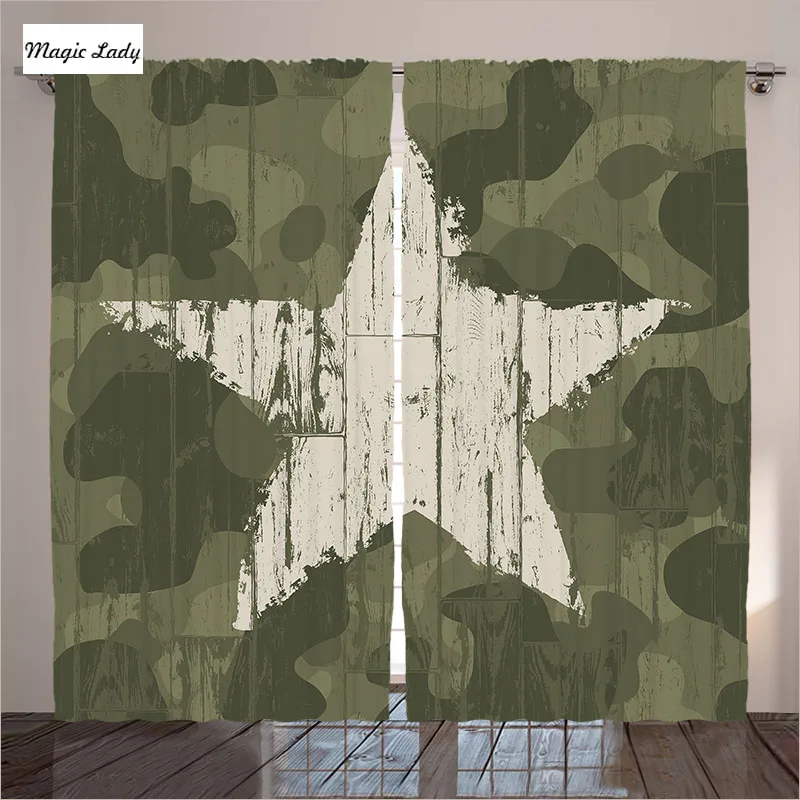 Blackout Curtains Drapes Living Room Bedroom Western Camouflage Military  Army Patriotic Star Khaki 290x265 cm home|blackout curtains drapes|blackout  curtainscurtains drapes - AliExpress