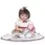 Boneca Reborn Realistas Bebês Reborn Menina Silicone Macio 18 Polegada Adorável Crianças Bebe boneca Brinquedos Brinquedo