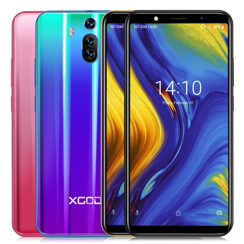 XGODY Mate RS 3G Dual Sim Smartphone 6 Inch 18:9 Smart Android 8.1 Celular Quad Core 1GB+8GB 2800mAh 5MP Camera Mobile Phone GPS XGODY Mate RS 3G Dual Sim Smartphone 6 Inch 18:9 Smart Android 8.1 Celular Quad Core 1GB+8GB 2800mAh 5MP Camera Mobile Phone GPS
