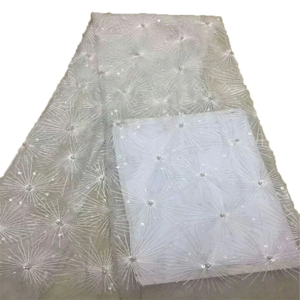 

Special lace fabric French lace fabric with sequins 2018 lastest African net lace fabric with best quality HJ683-1
