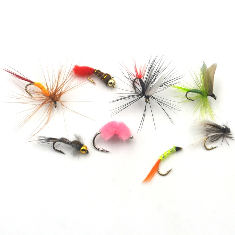 MNFT Fly Fishing Flies gold Trout Flies fly fishing insects Mixed Artificial Bait Variety of Fake Lure 5640Pcs Set Box (5)
