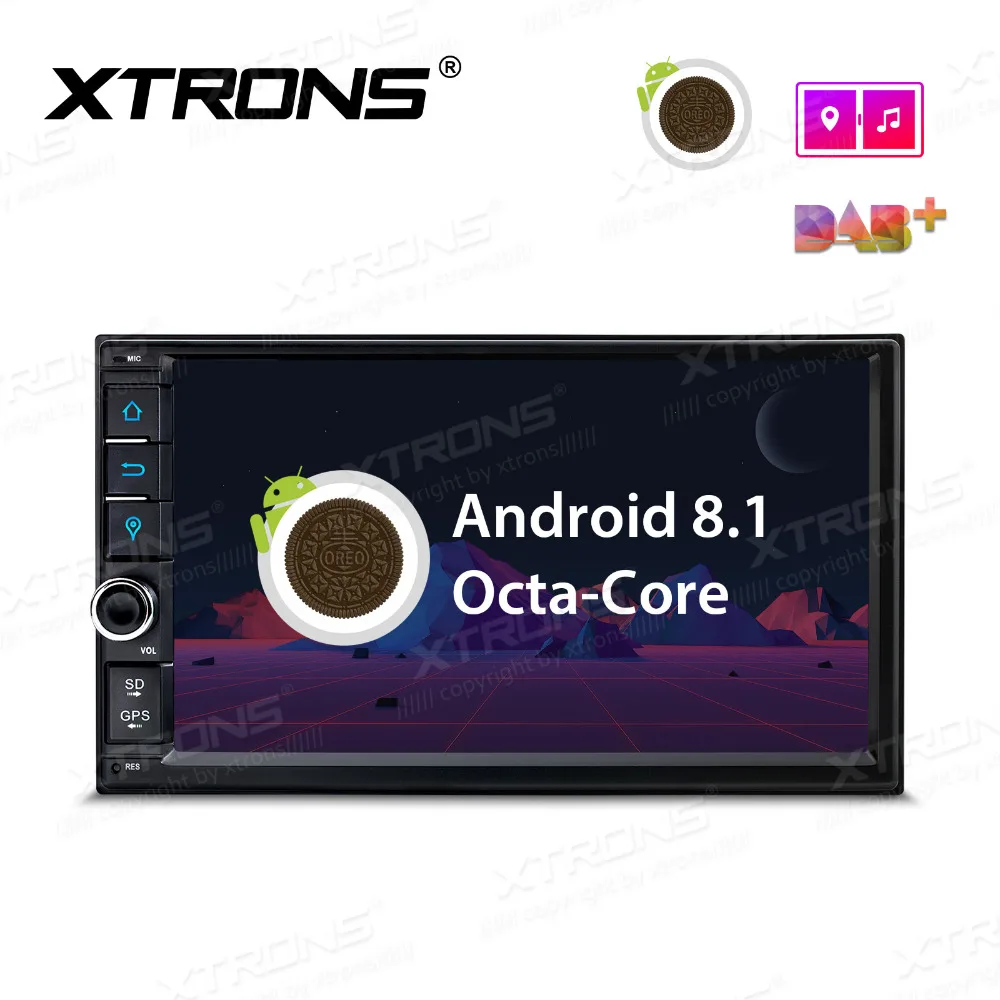 Sale XTRONS 2 Din Android 8.1 Universal Car Radio Stereo Player GPS For Nissan Volkswagen TOYOTA Honda KIA Hyundai Mazda BME NO DVD 1
