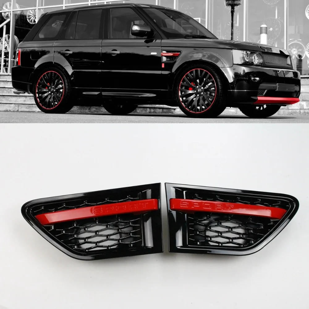 Автозапчасти для тюнинга вентиляционных отверстий решетка OEM черная