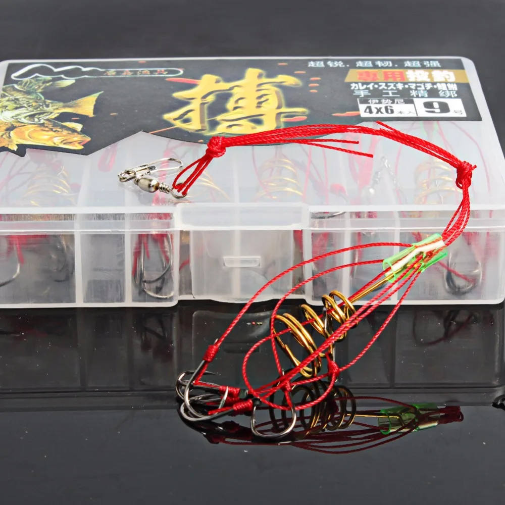 

Sougayilang 4pcs High Carbon Steel Capture Off Ability Fishing Hook Explosion Hook Fishing Lure Tackle For Fly Boat Fishing Tool