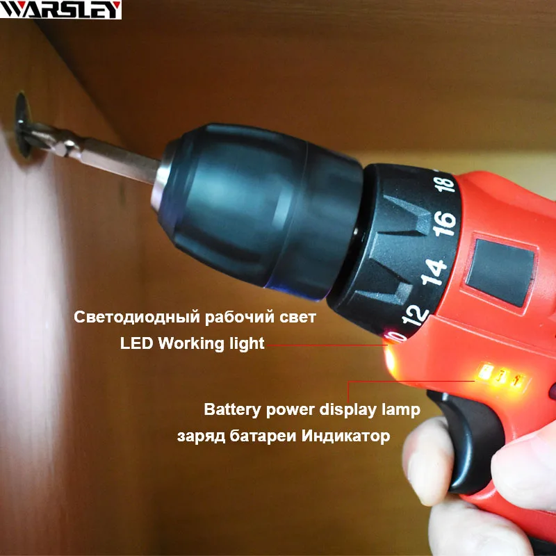 45N/M electric Screwdriver 21v power tools electric Drill Electric Cordless Drill 2 Batteries Plastic box Mini Drill drilling 45N/M electric Screwdriver 21v power tools electric Drill Electric Cordless Drill 2 Batteries Plastic box Mini Drill drilling