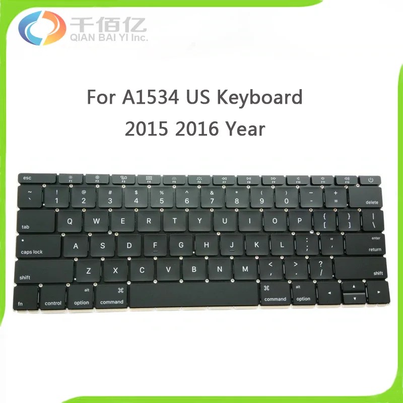 Original New A1534 Keyboard For font b MacBook b font 12 MF855LL A MF865LL A US