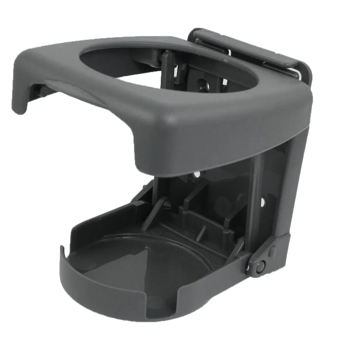 

UXCELL Car Auto Hard Plastic Folding Can Drink Cup Can Bottle Holder Black