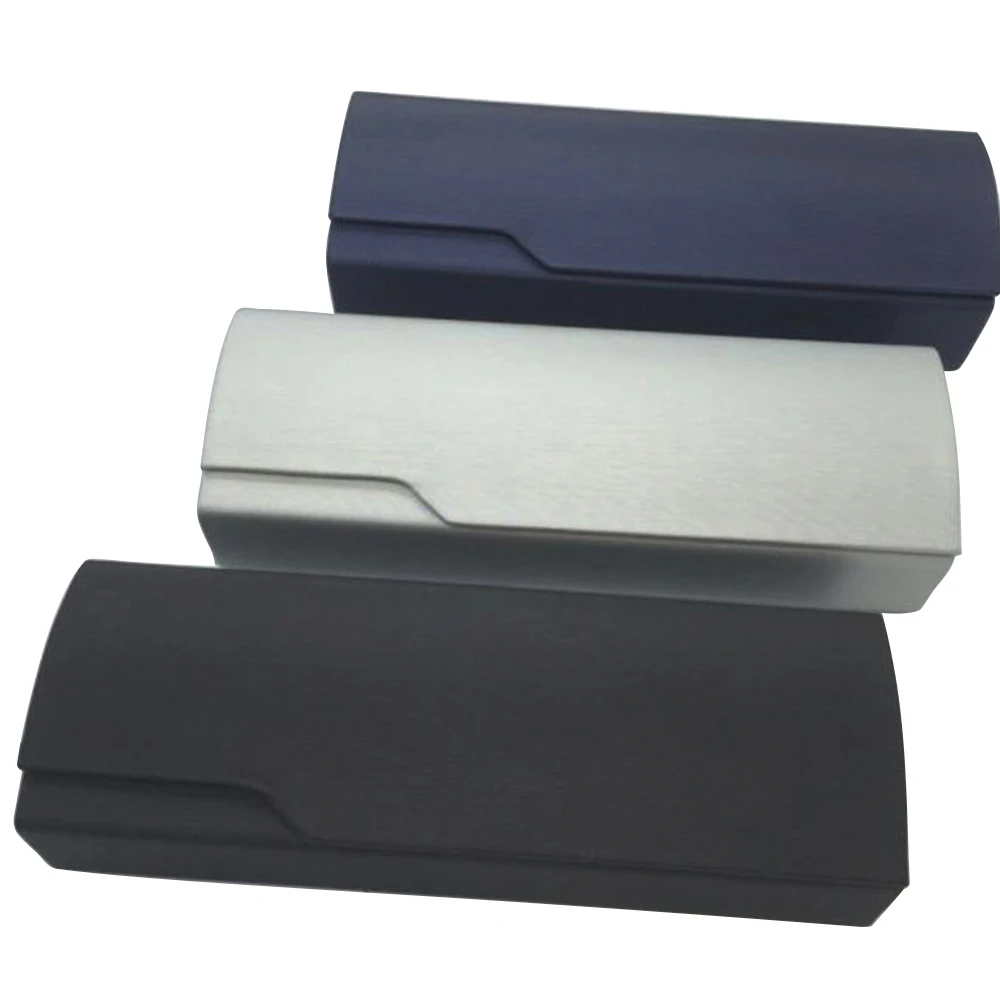 

3 Color Handmade Magnet Glasses Box High-grade Hard Metal Handmade Glasses Case
