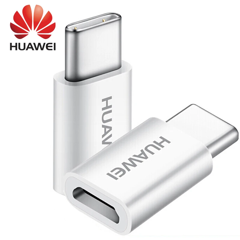 

Huawei Micro USB to Type C Converter Huawei P20 Pro Honor V10 10 View10 Nova 3e Originele Type-C Cabel Adapter Fast Charger
