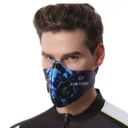 XINTOWN Мужская/Женская велосипедная маска для лица активированный уголь защита от пыли анти-загрязнения велосипедный велосипед наружная