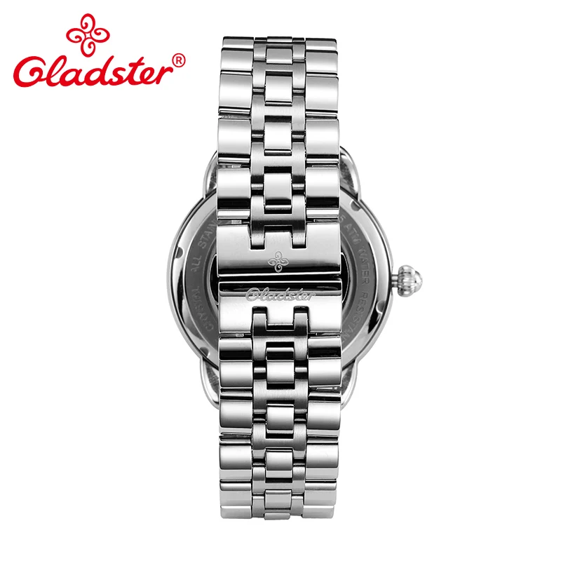 Gladster Luxury Brand Japan MIYOTA 8N24 Men Watch Mechanical Automatic Gentlemen Watch Golden Waterproof Sapphire Male Clocks