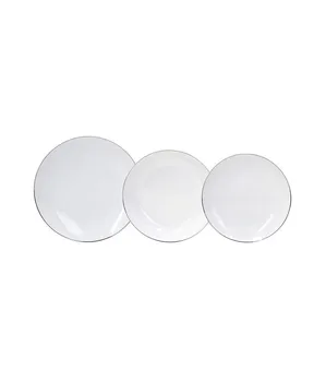 

Tognana Service tableware 18 Pieces Clamp Platinum, China