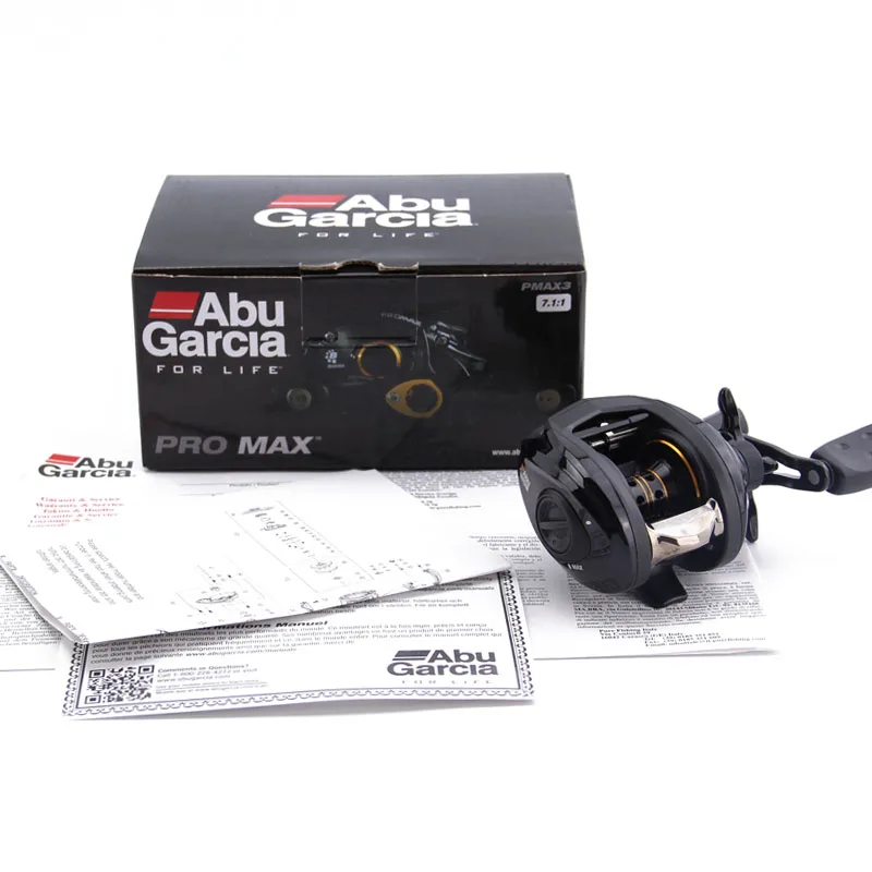 

Abu Garcia PMAX3 7+1 BB 7.1:1 207g Bait Casting Reel Right Hand Trolling Fishing Reel Wheel Drag 8KG Line 12LB/132M Pro Max3