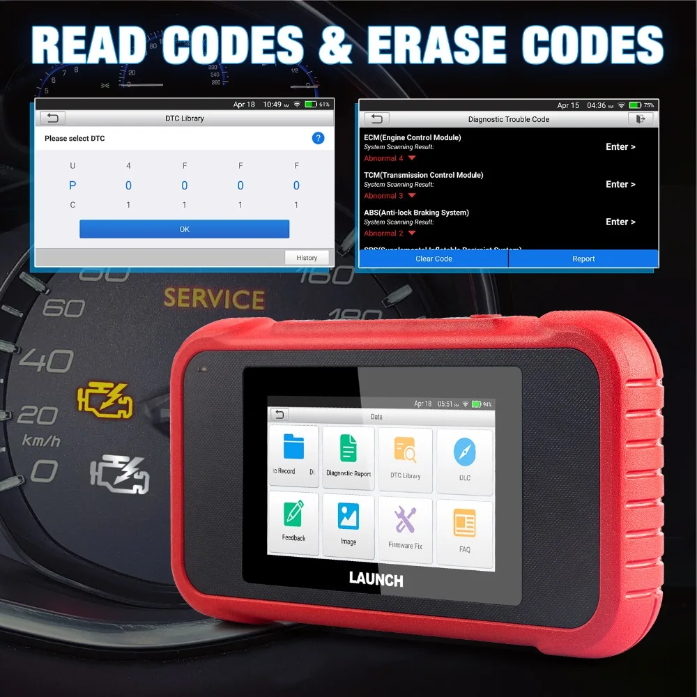 Запуск CRP 129E OBD2 читатель кода сканер еще пять специальных функций, чем CRP 123E автомобильный диагностический инструмент CRP129E