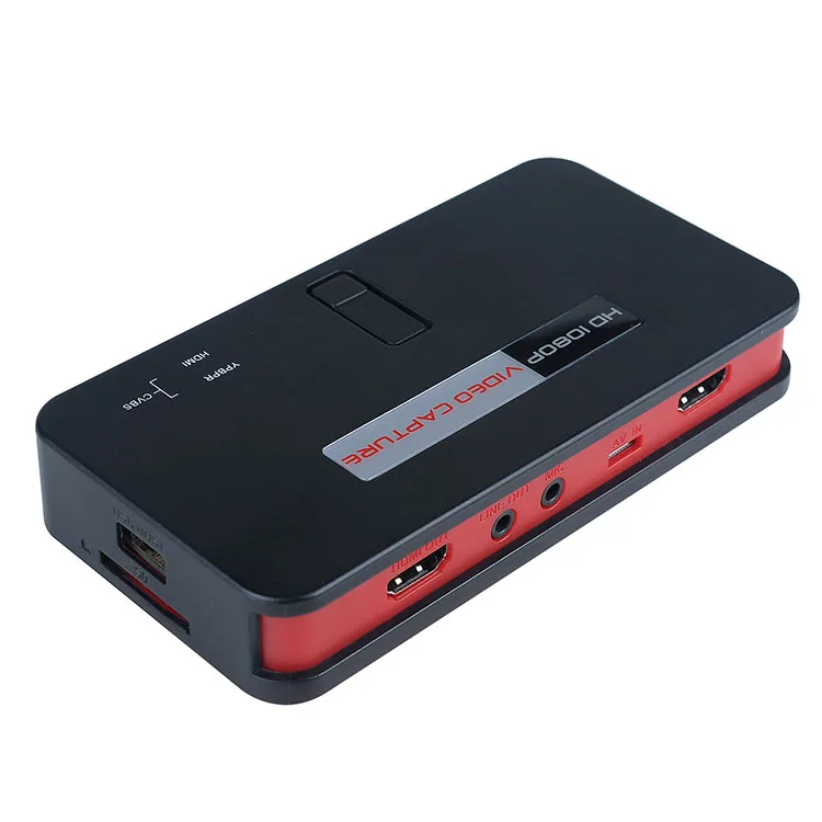

Ezcap284 1080P HD Video Game Capture HDMI/AV/Ypbpr Rec W/ Voiceover support U Disk/ SD /MIC For Xbox360/One PS3/4