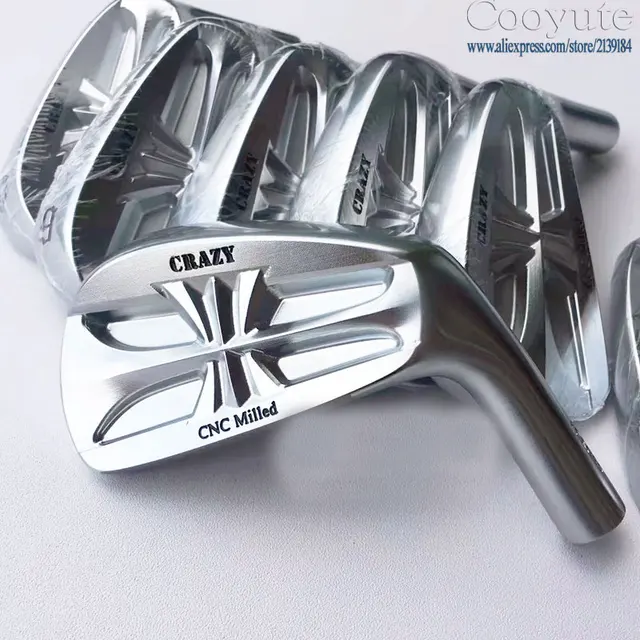 New mens Cooyute Golf heads CRAZY CNC Milled Golf irons heads set 4 P