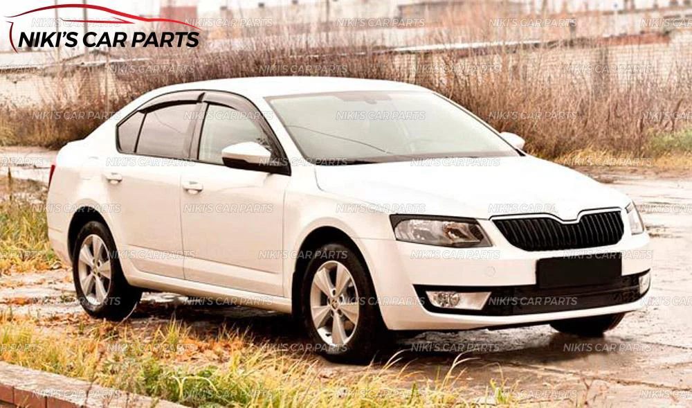 Брови на фары для Skoda Octavia A7 2013- ABS пластиковые реснички ресницы формовочные украшения автомобиля Стайлинг тюнинг