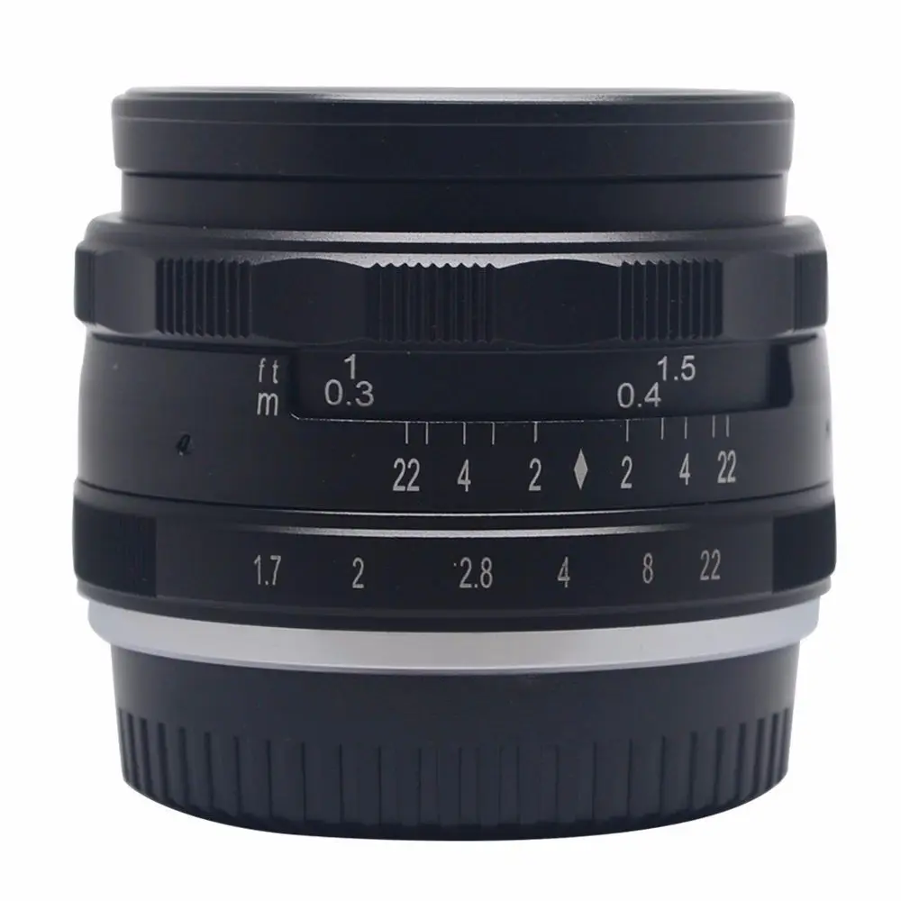 Meike 35 мм f1.7 объектив с ручной фокусировкой и большой диафрагмой для Olympus Panasonic M4/3