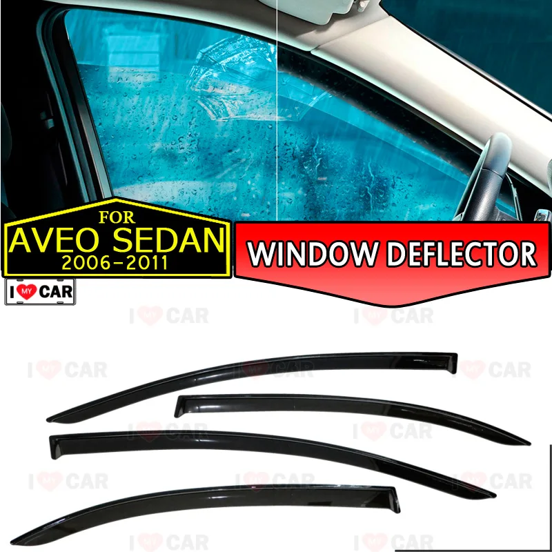 Оконный дефлектор для Chevrolet Aveo Sedan 2006-2011 автомобильный оконный ветрозащитный