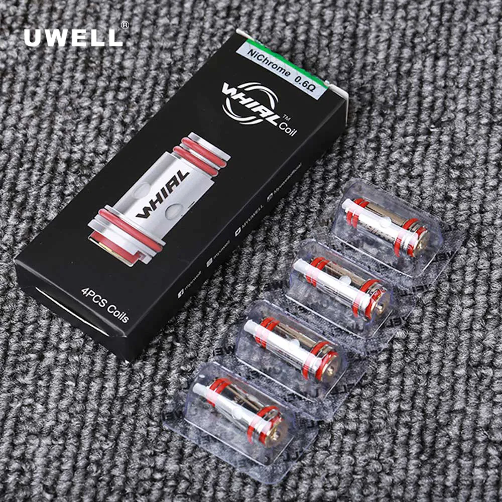 4 шт. оригинальная катушка Uwell 0.6ohm с вращающейся головкой атомайзер для