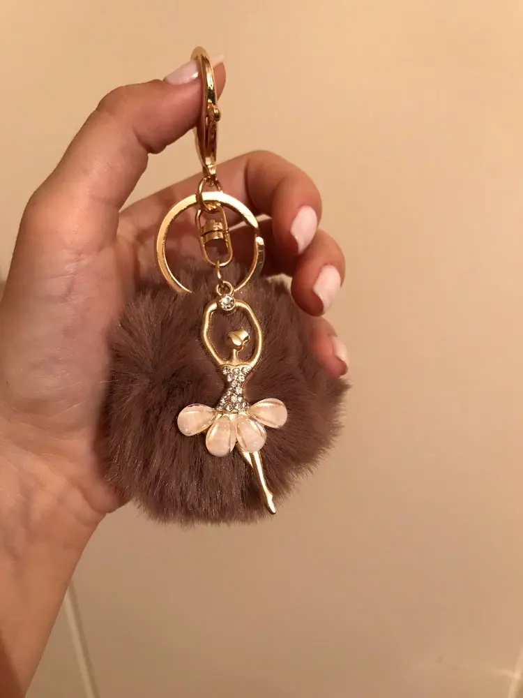 Ballet Pom-pom Keychain - Artistic Pod