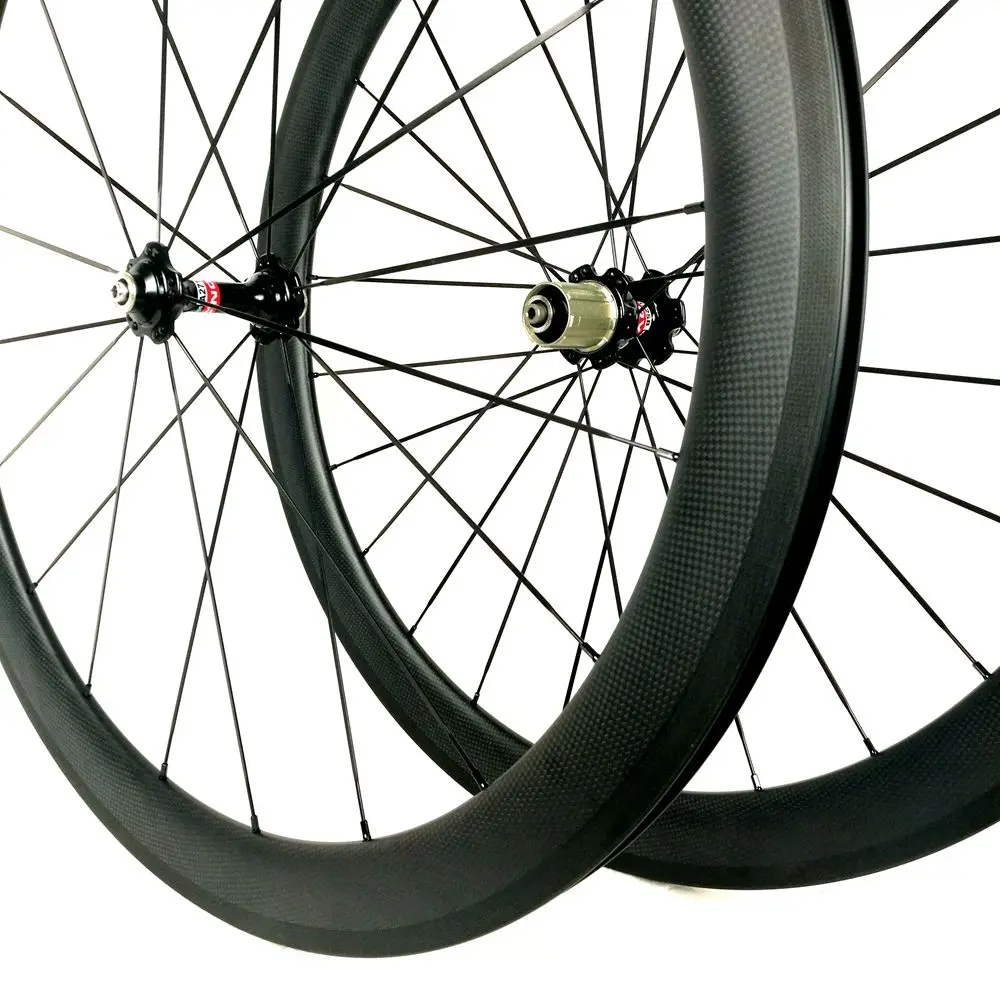 BIKEDOC 700C Углеродные дорожные колеса Front38MM Rear50MM колеса велосипеда 271 372 ступица