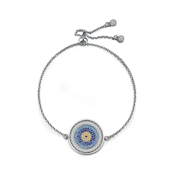 

wholesale 4 Color 925 Silver Charm Swan Crystals from Swarovskis Wedding Bracelet for Women Authentic 925 Jewelry Fine girl Gift